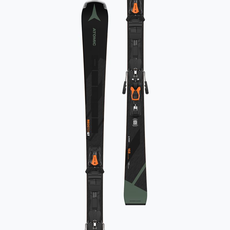 Alpinės slidės Atomic Redster Q7 Revoshock C + įkabinimai M12 GW black/green 8