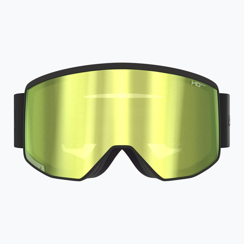 Slidinėjimo akiniai Atomic Four Pro HD Photo all black/green gold hd photo 2