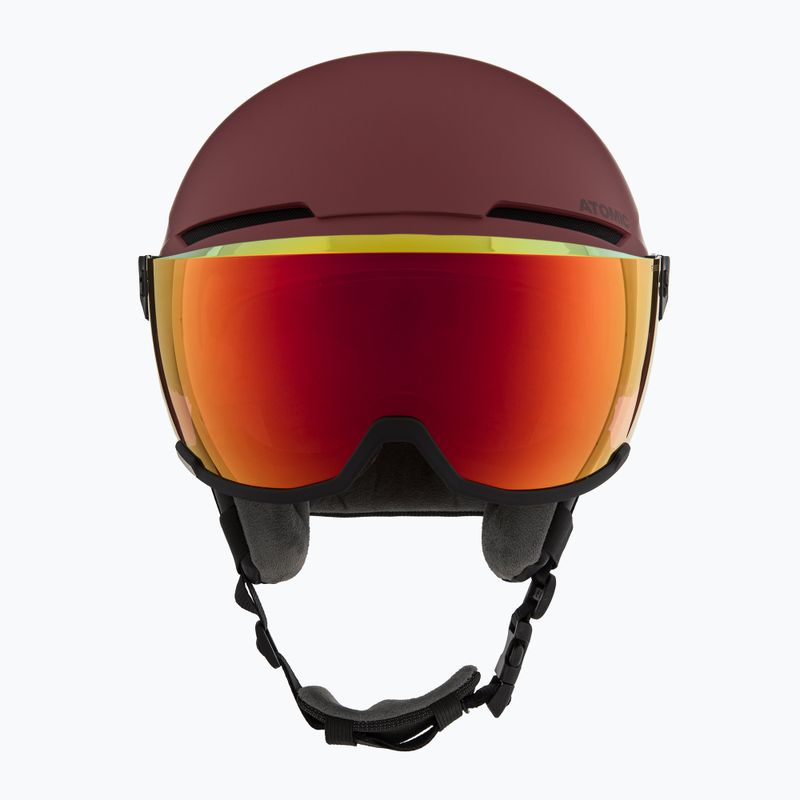 Slidinėjimo šalmas Atomic Savor Visor Stereo maroon/red stereo 2