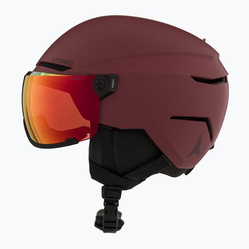 Slidinėjimo šalmas Atomic Savor Visor Stereo maroon/red stereo 3