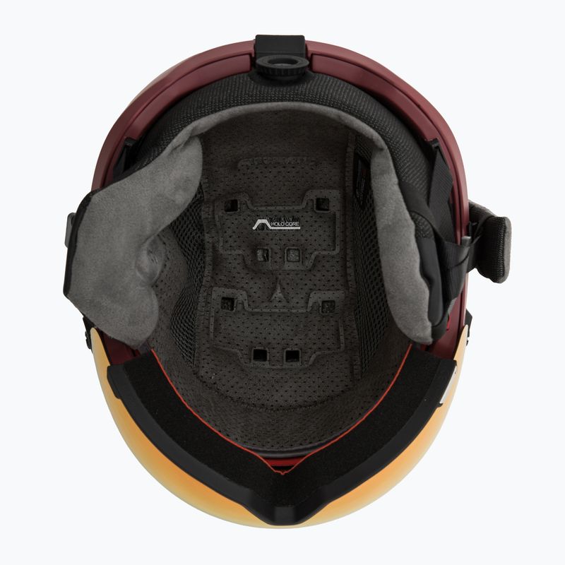 Slidinėjimo šalmas Atomic Savor Visor Stereo maroon/red stereo 5