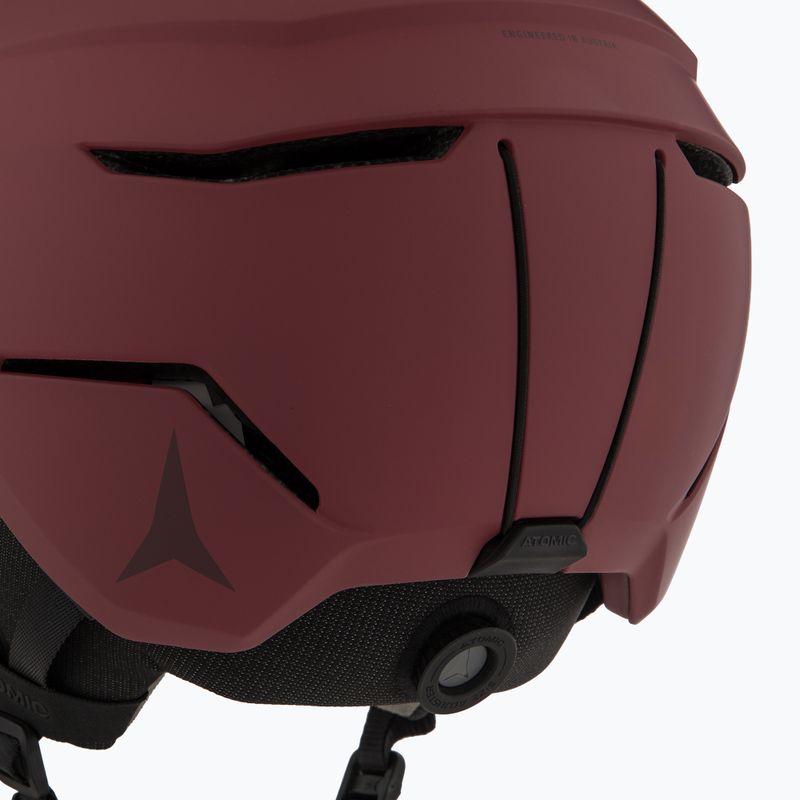 Slidinėjimo šalmas Atomic Savor Visor Stereo maroon/red stereo 7