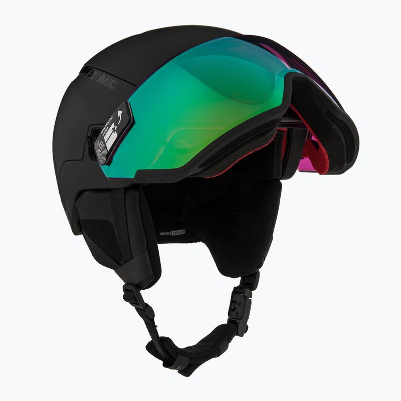 Slidinėjimo šalmas Atomic Revent GT Amid Visor HD black/green hd 11