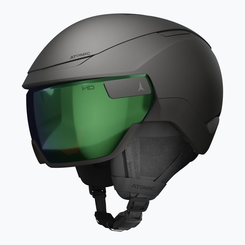 Slidinėjimo šalmas Atomic Revent GT Amid Visor HD black/green hd 2