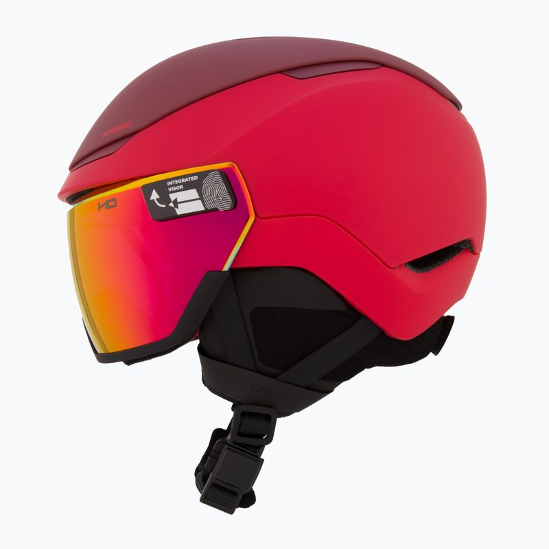 Slidinėjimo šalmas Atomic Revent GT Amid Visor HD red/red hd 4