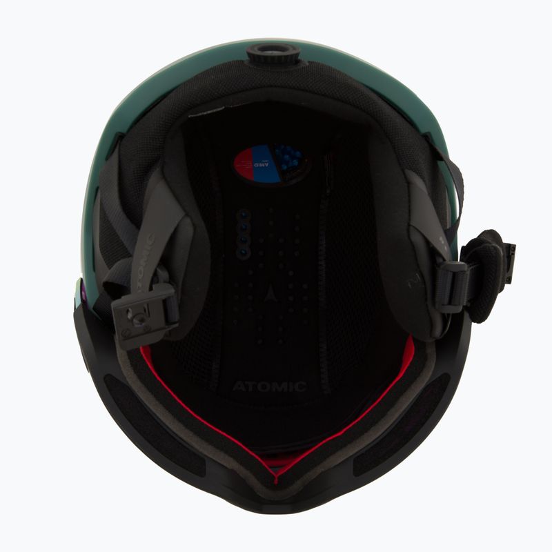 Slidinėjimo šalmas Atomic Revent GT Amid Visor HD pistachio/pink copper hd 5