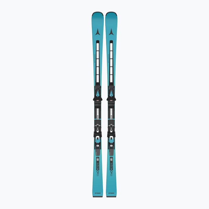 Kalnų slidės Atomic Redster X9S Revoshock S + apkaustai I12 GW teal tension