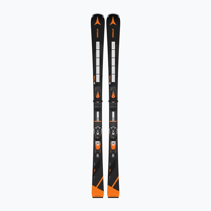 Kalnų slidės Atomic Redster Q9 Revoshock S + apkaustai I12 GW black/orange