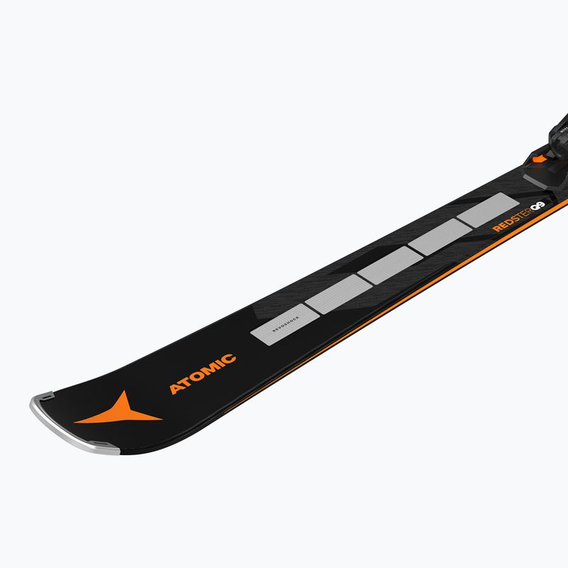 Kalnų slidės Atomic Redster Q9 Revoshock S + apkaustai I12 GW black/orange 7