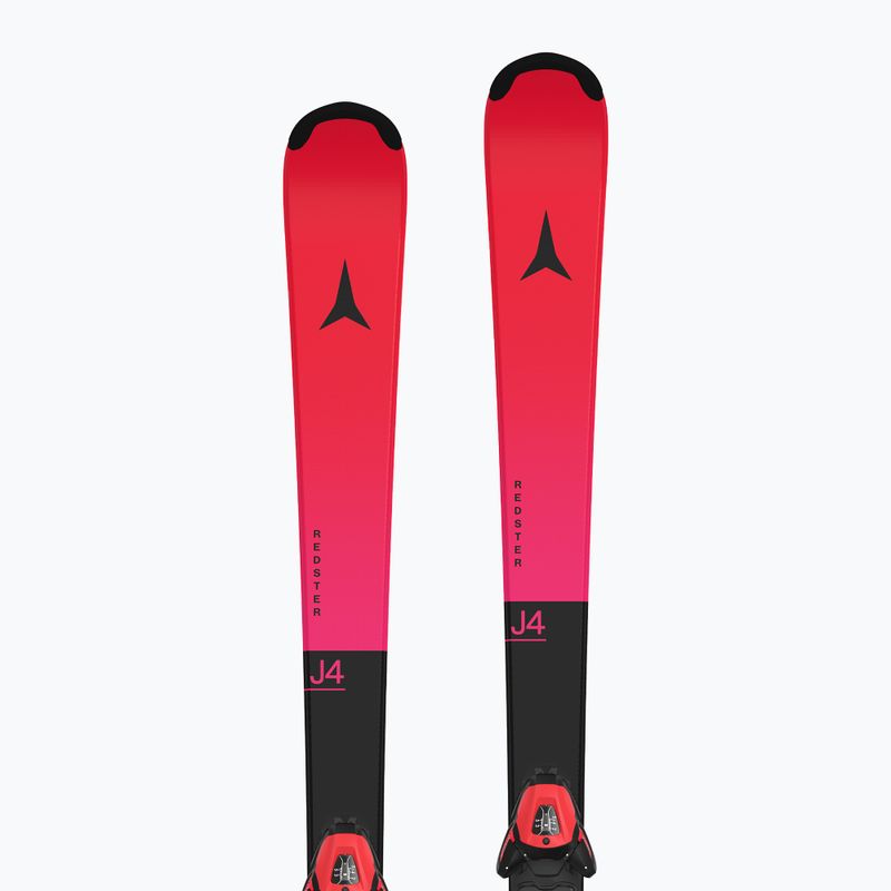 Vaikiškos kalnų slidės Atomic Redster J4 + apkaustai L6 GW red tension/black 8