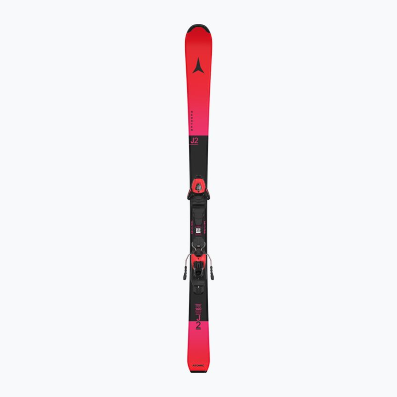 Vaikiškos kalnų slidės Atomic Redster J2 JTM + apkaustai L6 GW Red Tension/Black 4