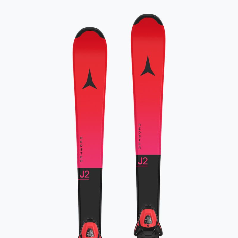 Vaikiškos kalnų slidės Atomic Redster J2 JTM + apkaustai L6 GW Red Tension/Black 8