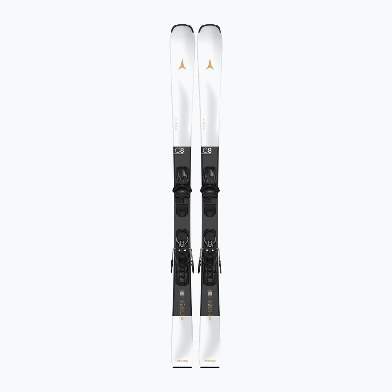 Moteriškos alpinės slidės Atomic Cloud C8 + wiązania M10 GW white/black