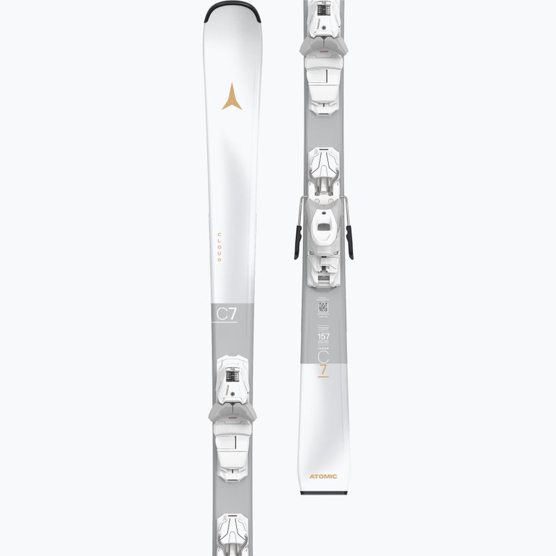 Moteriškos kalnų slidės Atomic Cloud C7 white + apkaustai M10 GW white 7