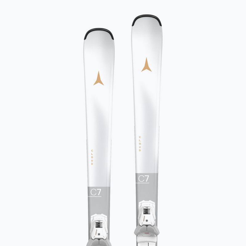 Moteriškos kalnų slidės Atomic Cloud C7 white + apkaustai M10 GW white 8