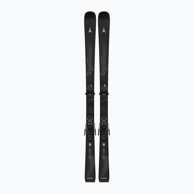 Moteriškos kalnų slidės Atomic Cloud C7 black + apkaustai M10 GW black
