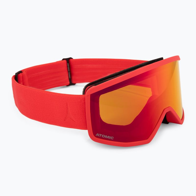 Vaikiški slidinėjimo akiniai Atomic Four Jr Flash red/red flash