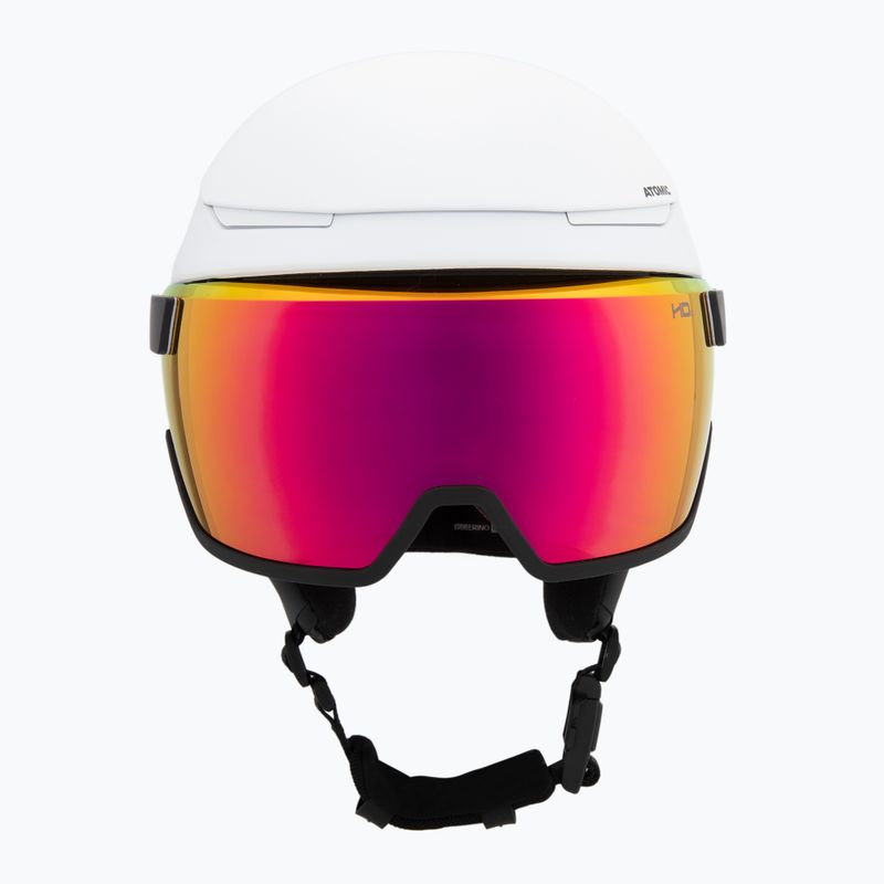 Slidinėjimo šalmas Atomic Revent GT Amid Visor HD white/black/red hd 2