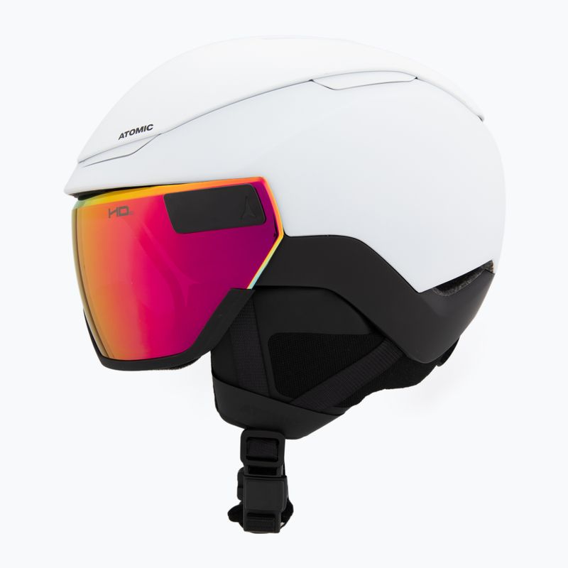 Slidinėjimo šalmas Atomic Revent GT Amid Visor HD white/black/red hd 3