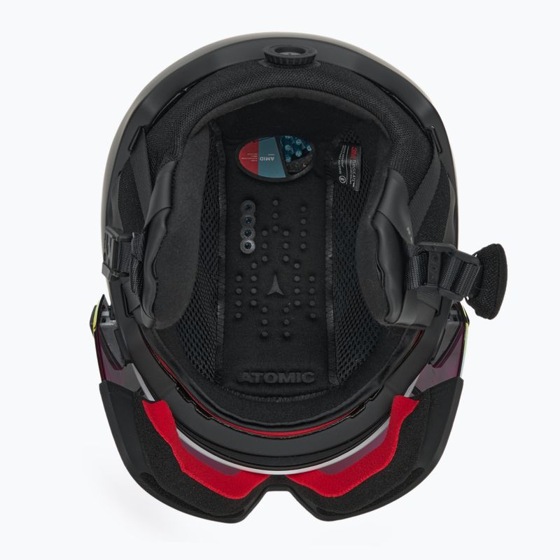 Slidinėjimo šalmas Atomic Revent GT Amid Visor HD white/black/red hd 5