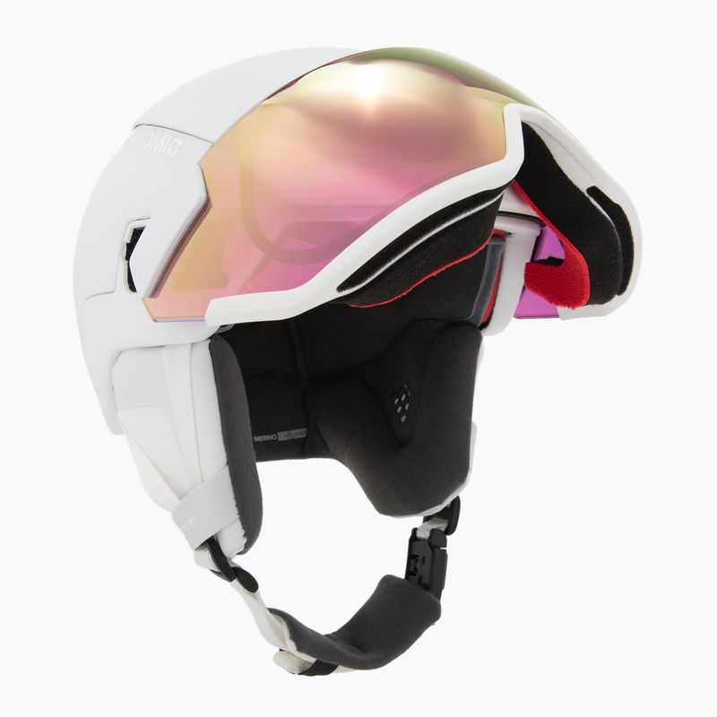 Slidinėjimo šalmas Atomic Revent GT Amid Visor HD white heather/pink chopper hd 11