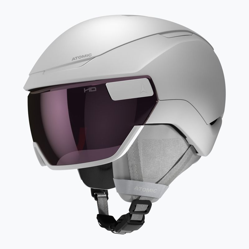 Slidinėjimo šalmas Atomic Revent GT Amid Visor HD white heather/pink chopper hd