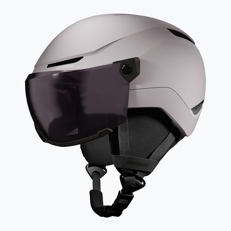 Vaikiškas slidinėjimo šalmas Atomic Revent Visor Jr concrete/silver flash 2