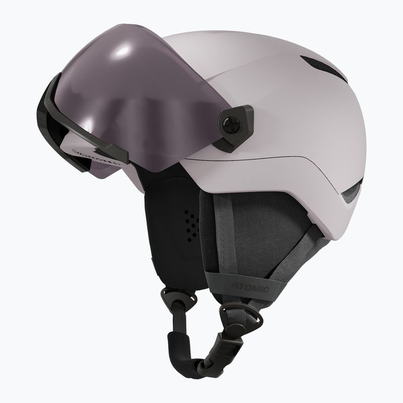 Vaikiškas slidinėjimo šalmas Atomic Revent Visor Jr concrete/silver flash 3