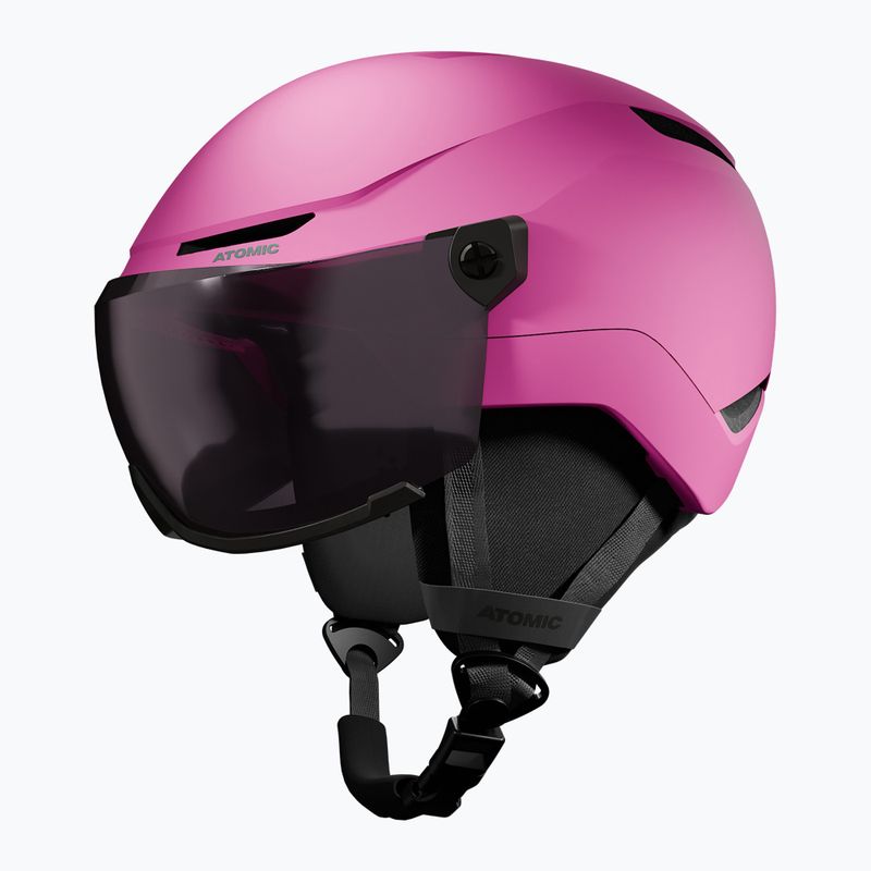 Vaikiškas slidinėjimo šalmas Atomic Revent Visor Jr pink/silver flash 2