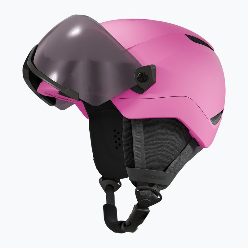 Vaikiškas slidinėjimo šalmas Atomic Revent Visor Jr pink/silver flash 3