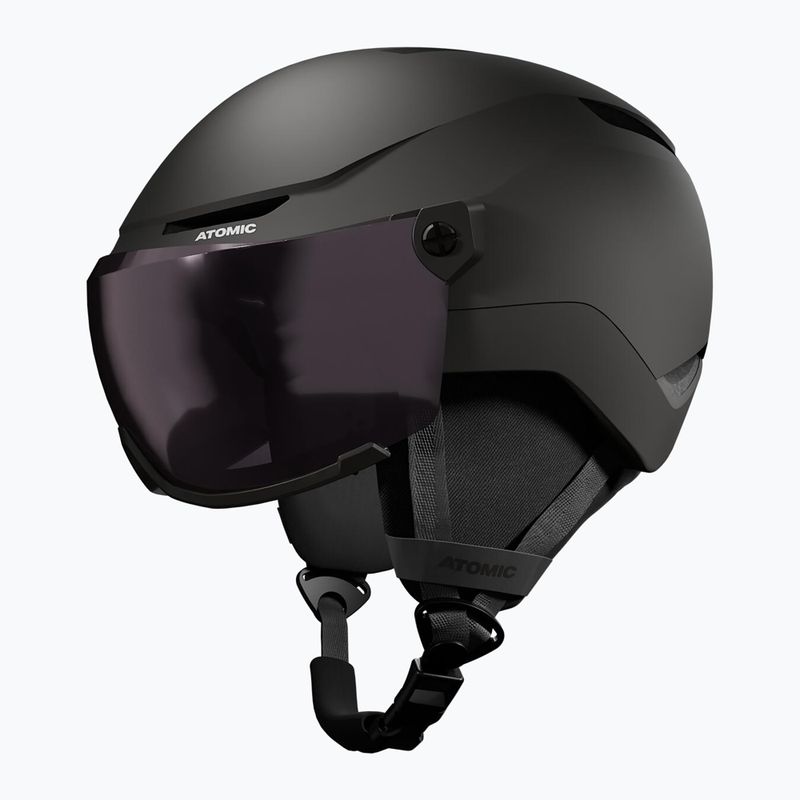 Vaikiškas slidinėjimo šalmas Atomic Revent Visor Jr black/red flash 2