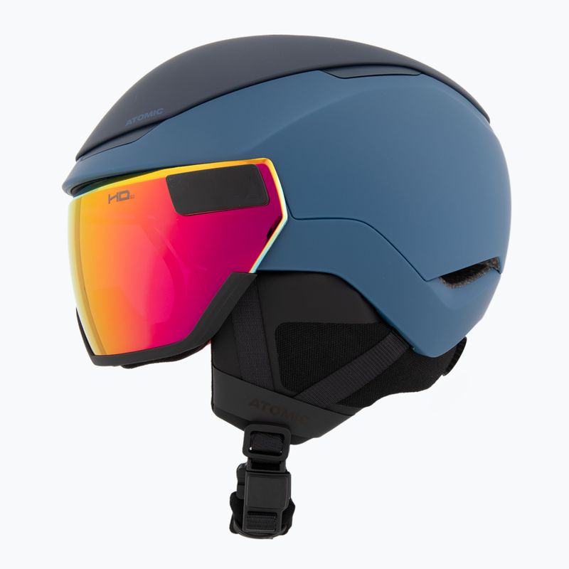 Slidinėjimo šalmas Atomic Revent GT Amid Visor HD deep ocean/red hd 3