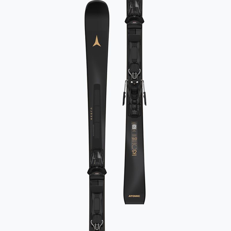 Moteriškos kalnų slidės + apkaustai Atomic Cloud C12 Revoshock C + M10 GW black 3