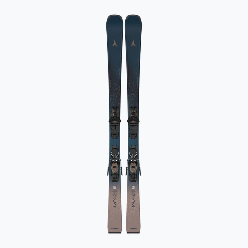 Moteriškos kalnų slidės + apkaustai Atomic Cloud Q9 + M10 GW dark slate