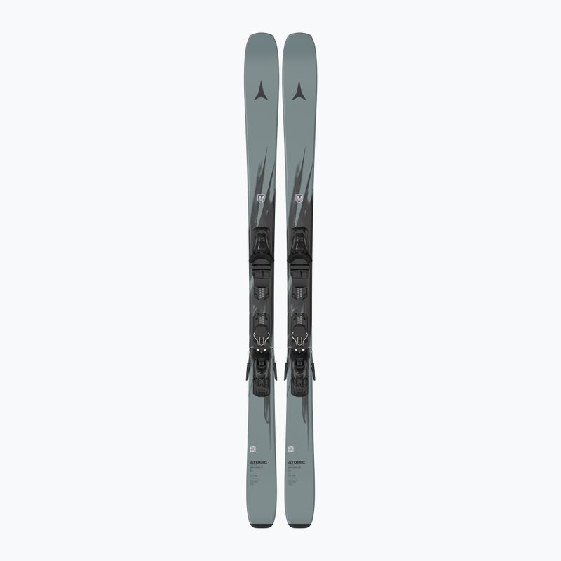 Kalnų slidės + apkaustai Atomic Maverick 84+M10 GW concrete/black
