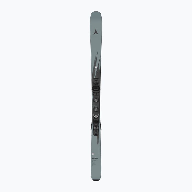 Kalnų slidės + apkaustai Atomic Maverick 84+M10 GW concrete/black 3