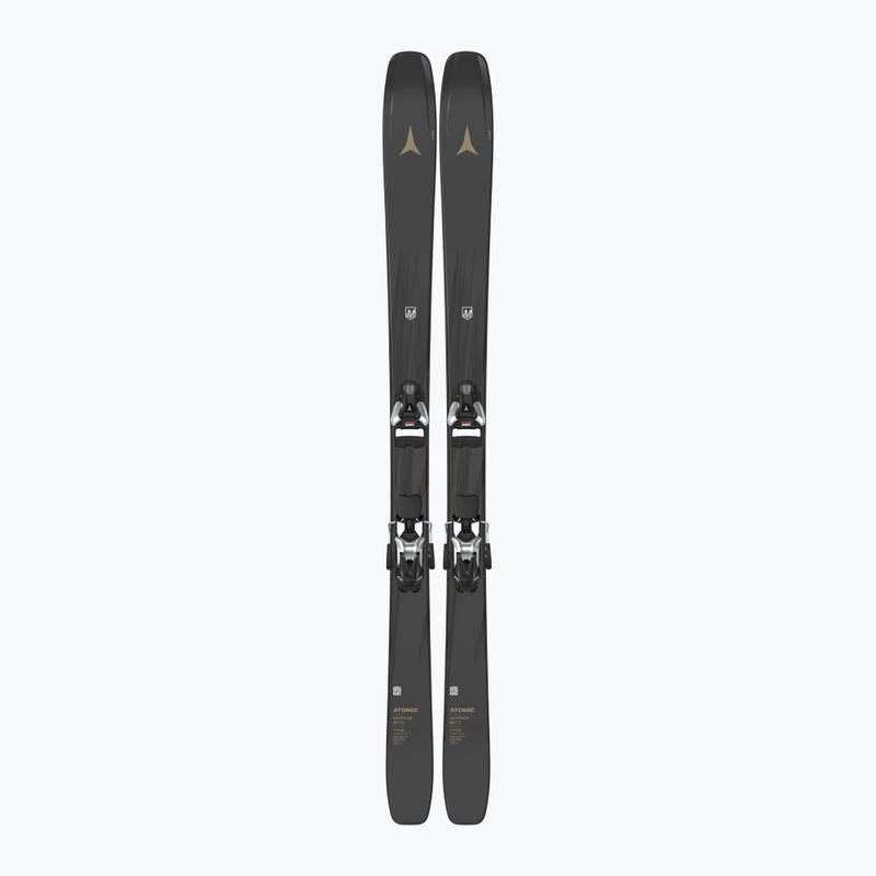 Kalnų slidės + apkaustai Atomic Maverick 88 CTI + STR 14 GW black/black