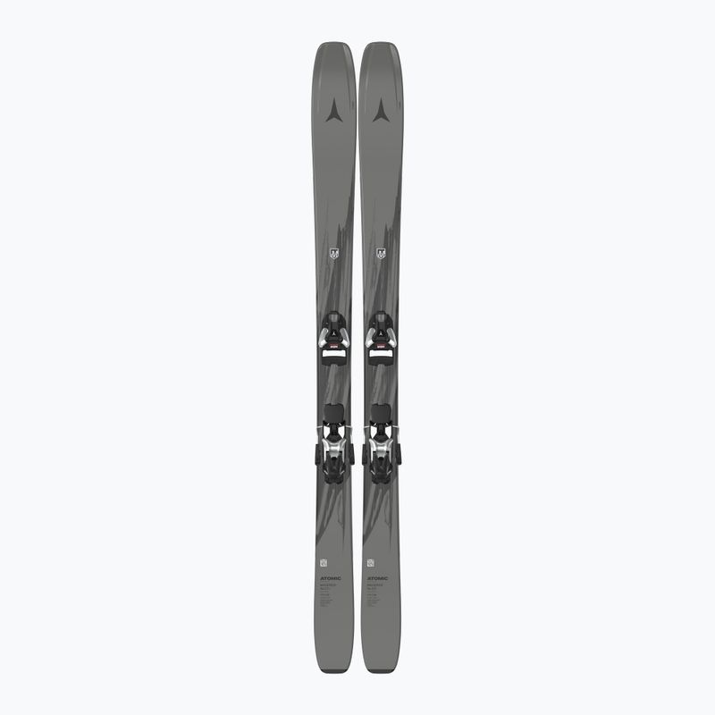 Kalnų slidės + apkaustai Atomic Maverick 96 CTI + STR 14 GW gunmetal/black