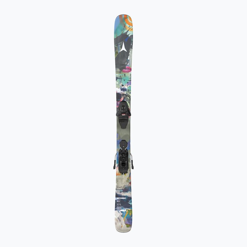 Vaikiškos kalnų slidės + apkaustai Atomic Bent Jr 140-150 + L6 GW multicolor 2