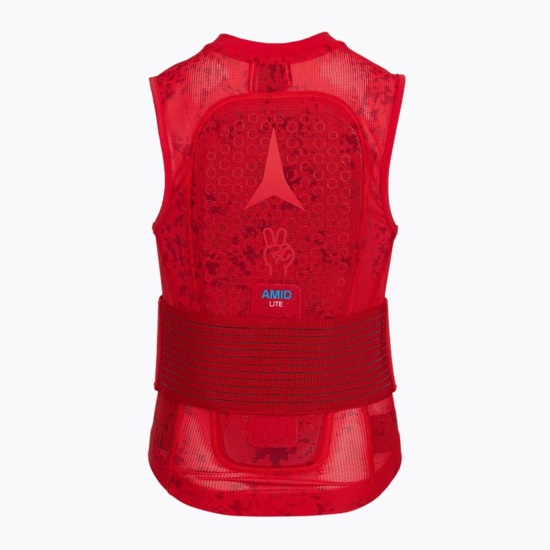 Nugaros apsauga Atomic Live Shield Amid Lite Vest Jr graphic/red 2