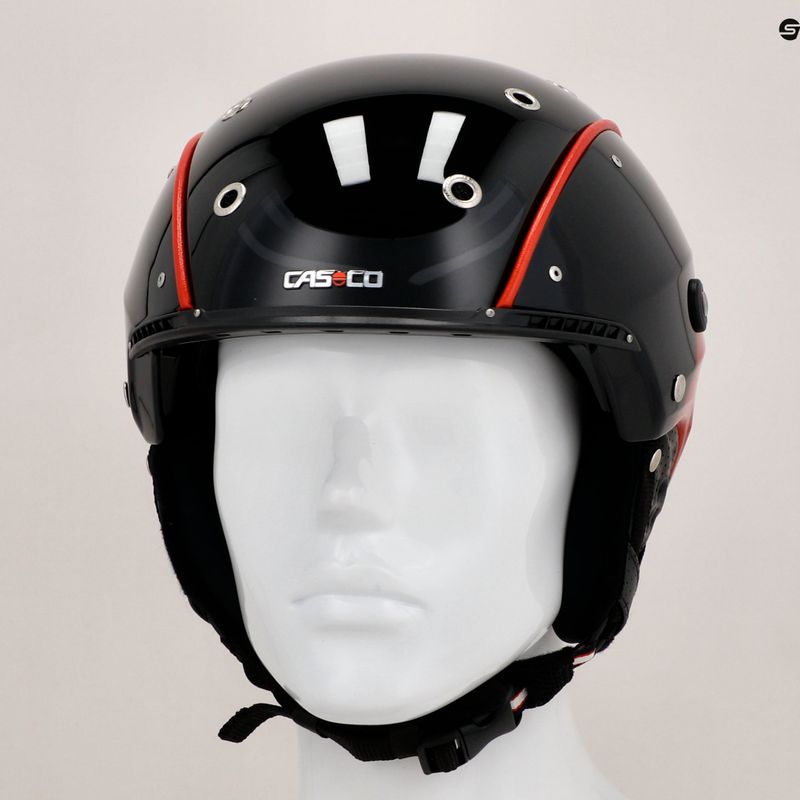 "Casco" slidinėjimo šalmas SP-4.1 juodas / raudonas 6