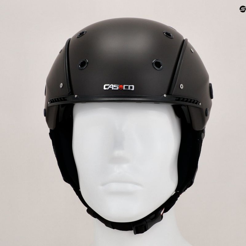 "Casco" slidinėjimo šalmas SP-4.1 šiltas / juodas 11