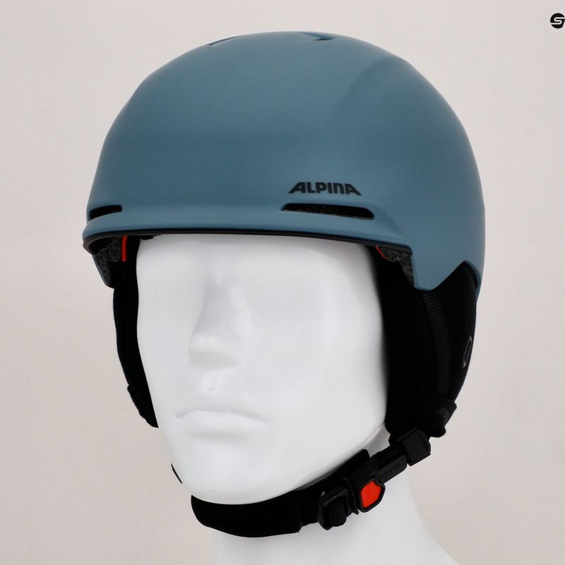 Slidinėjimo šalmas Alpina Brix dirt/blue matt 10