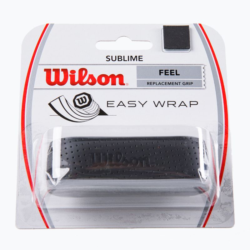 Wilson Sublime Grip teniso raketės apvyniojimas juodas WRZ4202BK+