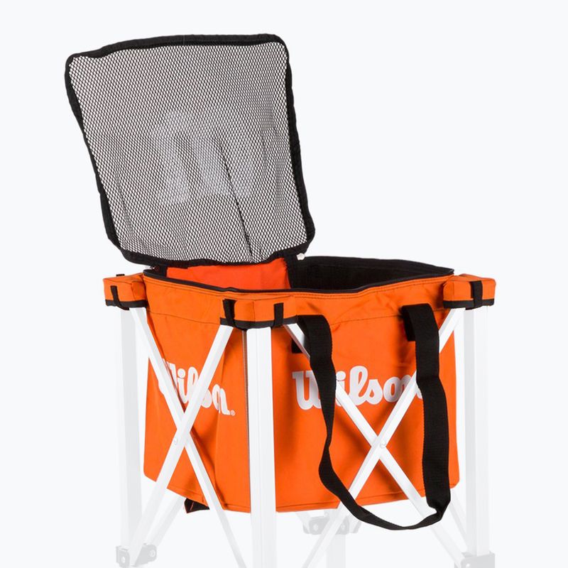 Wilson Teaching Cart teniso kamuoliukų krepšys Orange WRZ541100 3