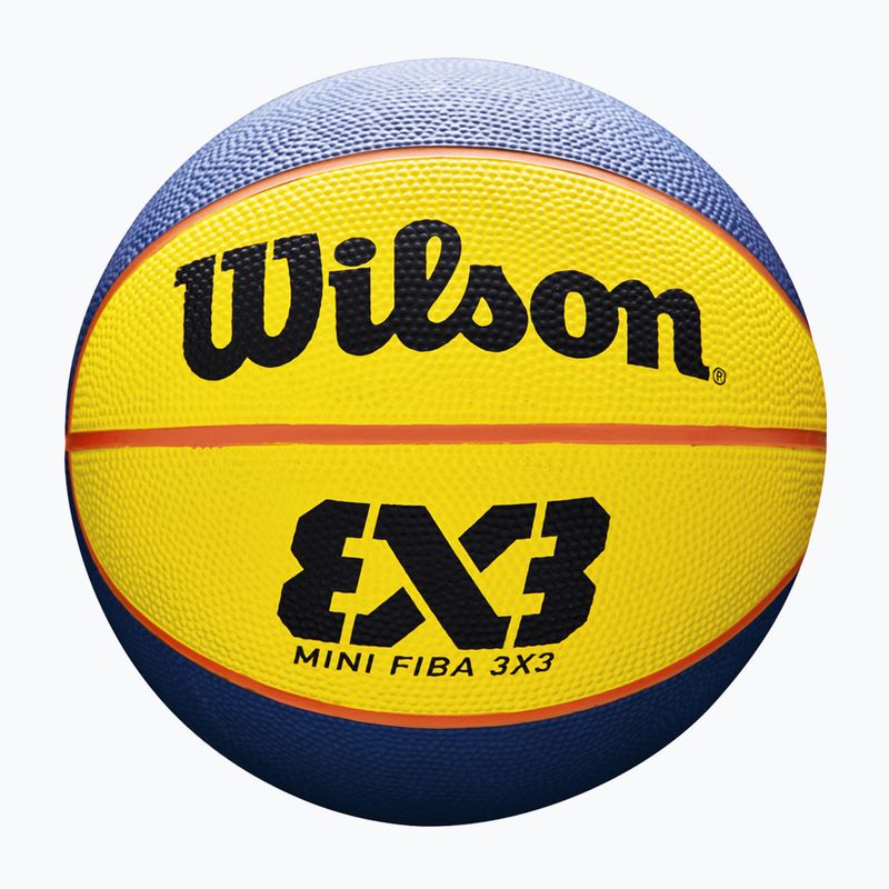 Wilson Fiba 3X3 Mini Rubber krepšinio kamuolys WTB1733XB 3 dydžio 4