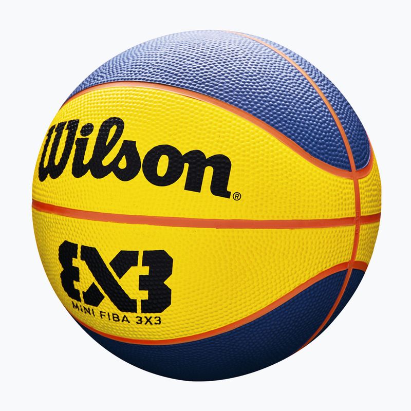 Wilson Fiba 3X3 Mini Rubber krepšinio kamuolys WTB1733XB 3 dydžio 5