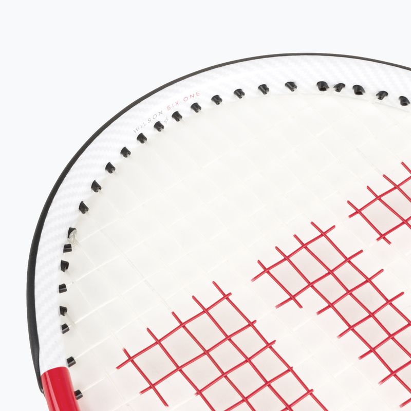 Wilson Six.One Team 95 Cvr teniso raketė raudona ir balta WRT73640U 6