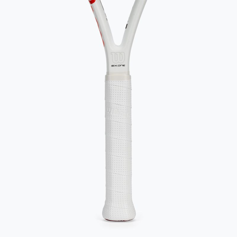 Wilson Six.One Lite 102 CVR teniso raketė raudona ir balta WRT73660U 4