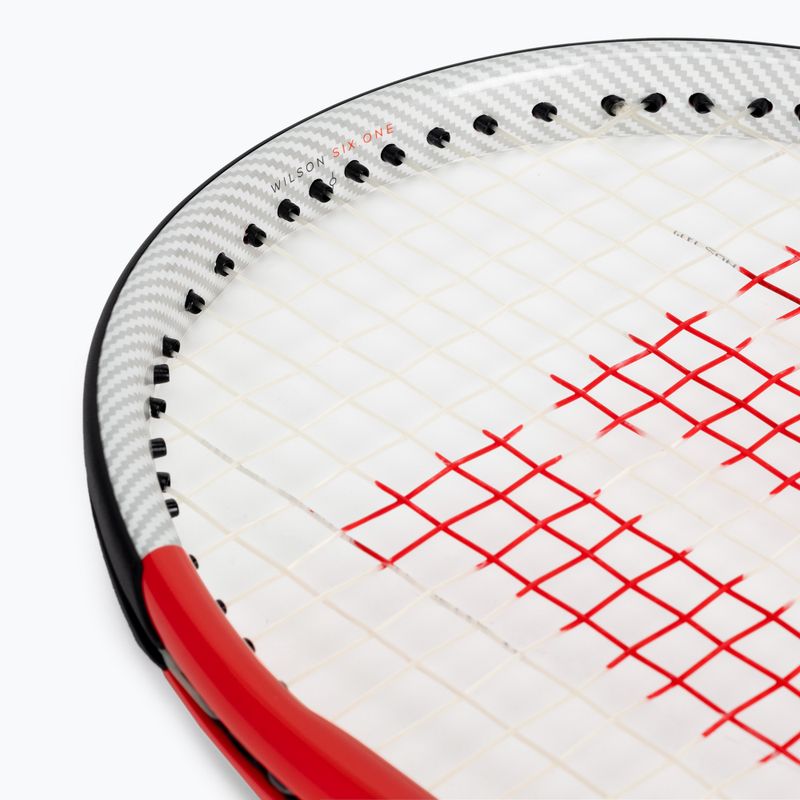 Wilson Six.One Lite 102 CVR teniso raketė raudona ir balta WRT73660U 6